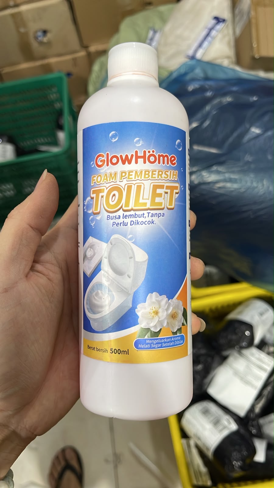 GlowHome Foam Pembersih Toilet Cover